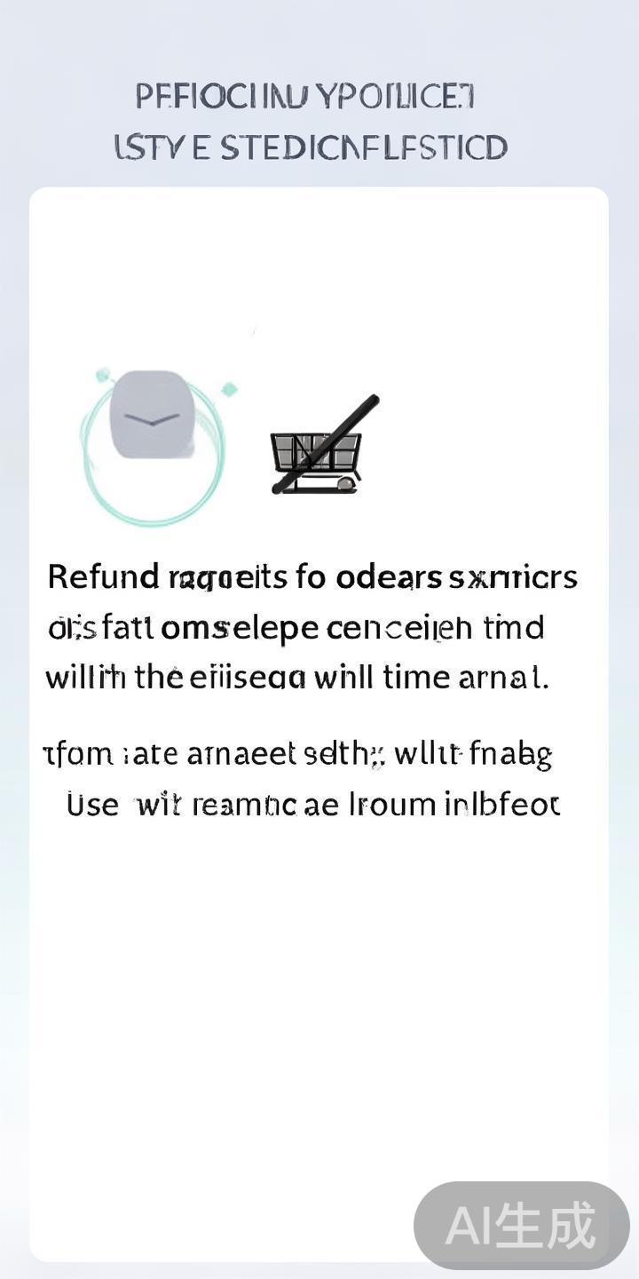 在规定时间内未完成订单或服务退款请求：例如，购买后